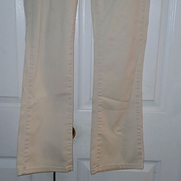 Diesel cream color boot cut  jeans  Sz 28 - Picture 2 of 7